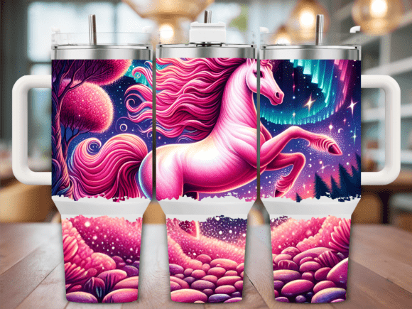 Galaxy Unicorn Fantasy 40oz Tumbler Wrap